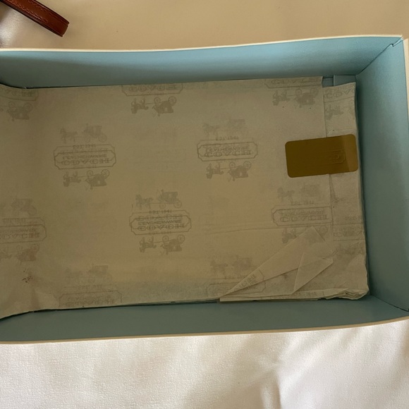 Coach Brown Leather Wristlet - Picture 6 of 8